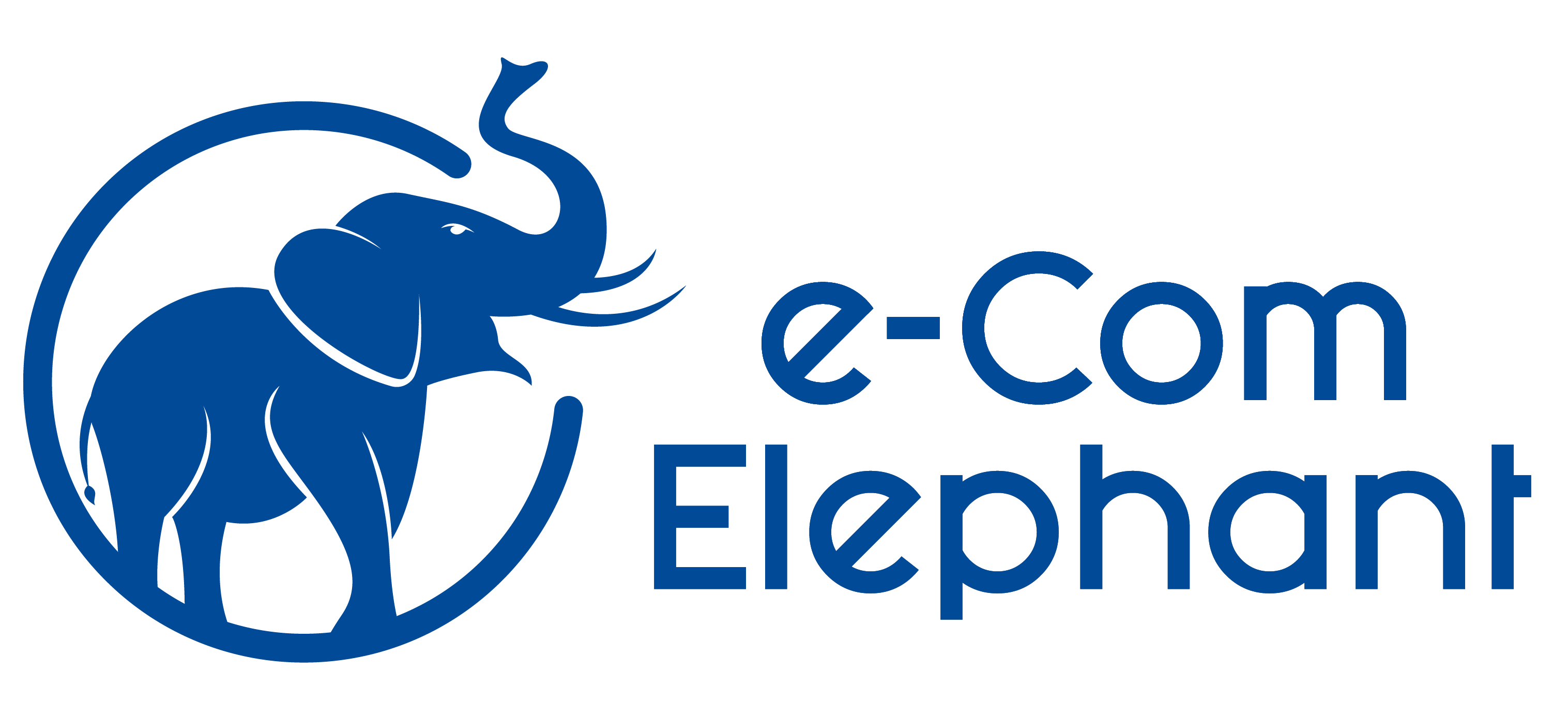 Simple fun elephant flying logo – MasterBundles